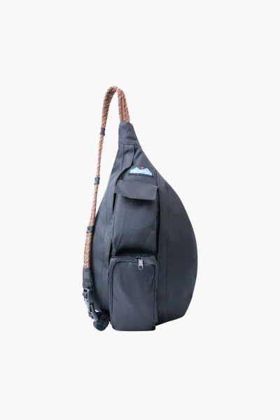 Mini rope sling bag Jet black