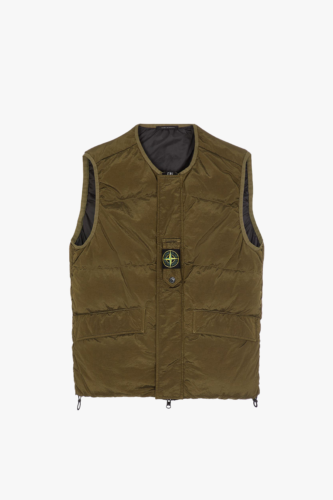 sleeveless reversible jacket