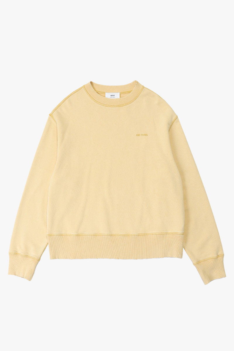 Fade out sweatshirt Vanille