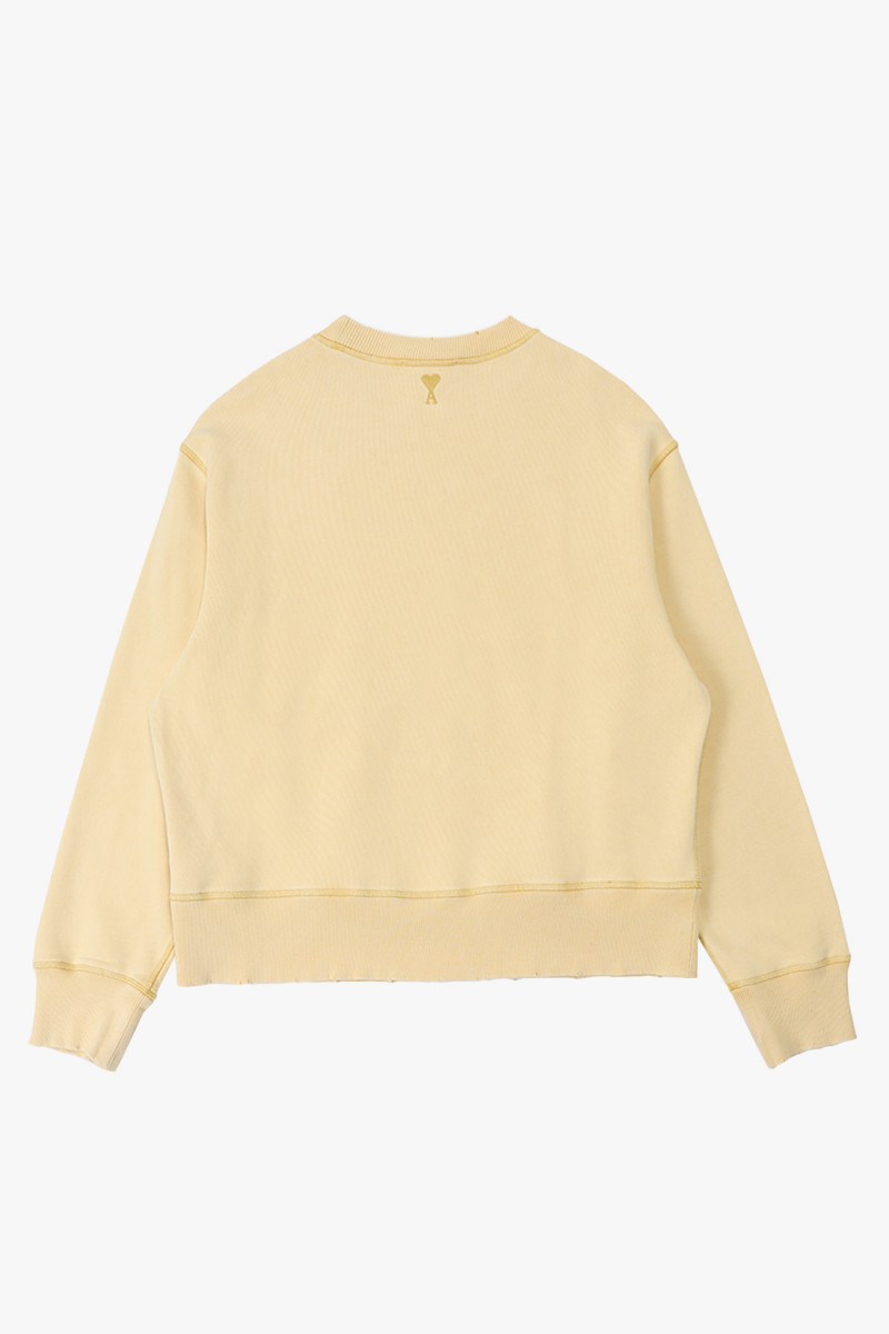 Fade out sweatshirt Vanille