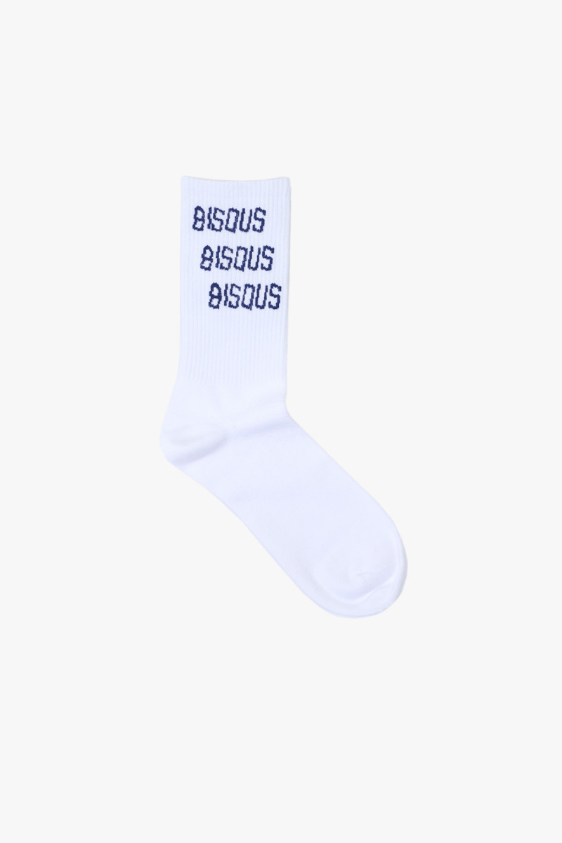 Bisous socks x3 White/navy