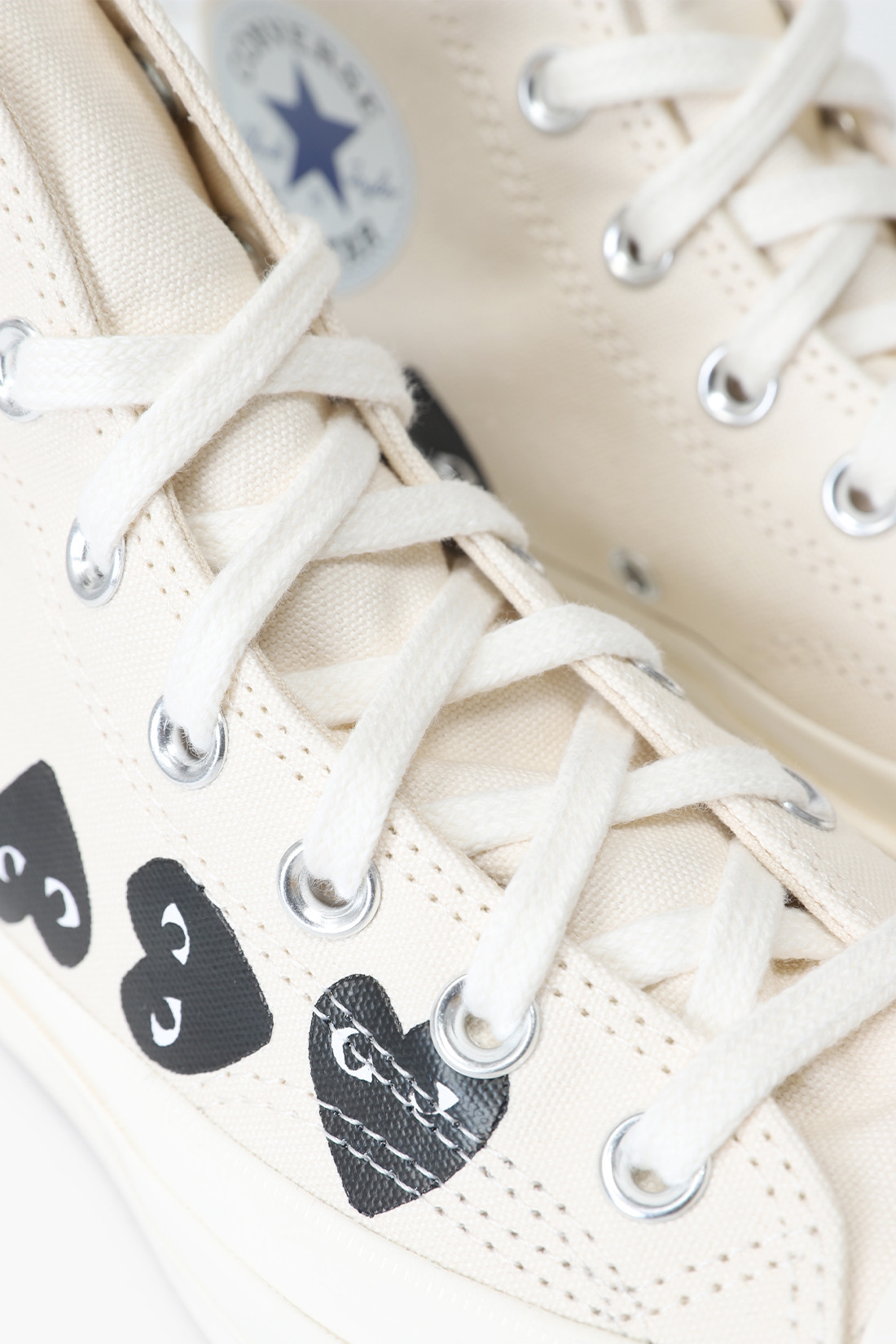 converse cdg argent