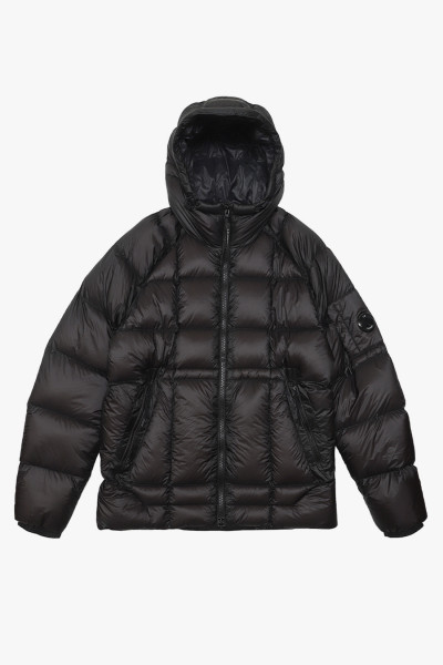 Cp company Dd shell hooded down jacket Black 999 - GRADUATE STORE