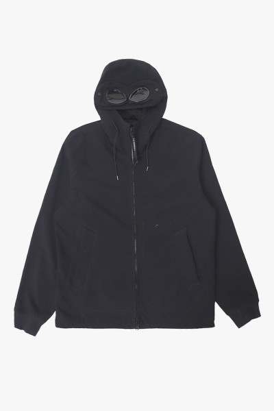 Cp company Gd shell goggle jacket Black 999 - GRADUATE STORE