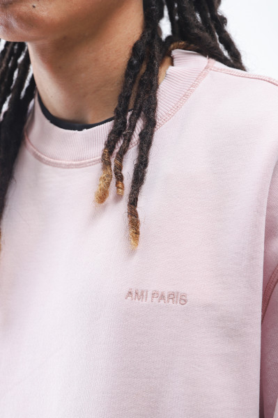 Ami Fade out sweatshirt Rose poudre - GRADUATE STORE