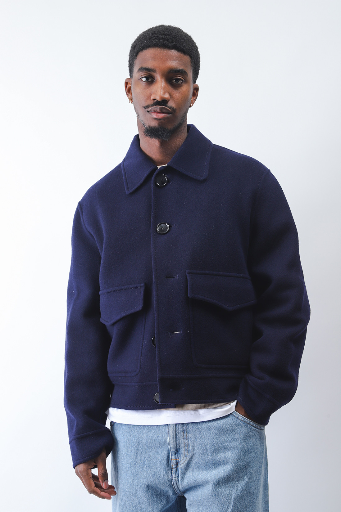 Ami wool outlet jacket