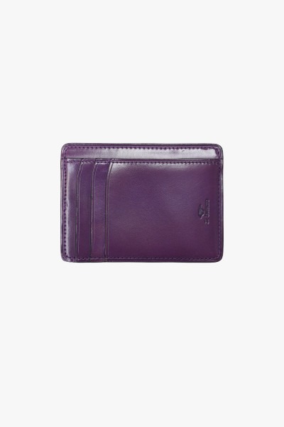 Eight pocket card case Purple