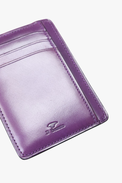 Il bussetto Eight pocket card case Purple - GRADUATE STORE