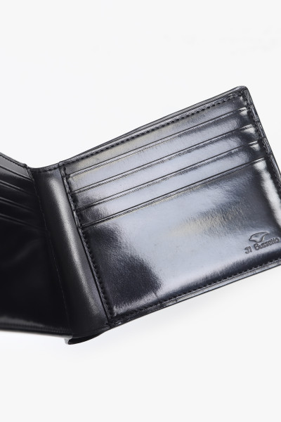 Il bussetto Bi-fold wallet Black - GRADUATE STORE