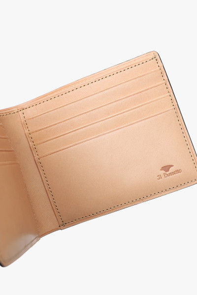 Il bussetto Bi-fold wallet Cappuccino - GRADUATE STORE