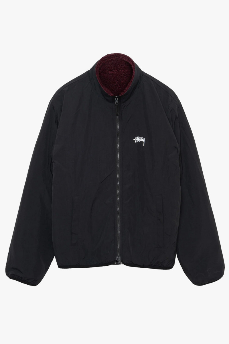 Sherpa reversible jacket Burgundy