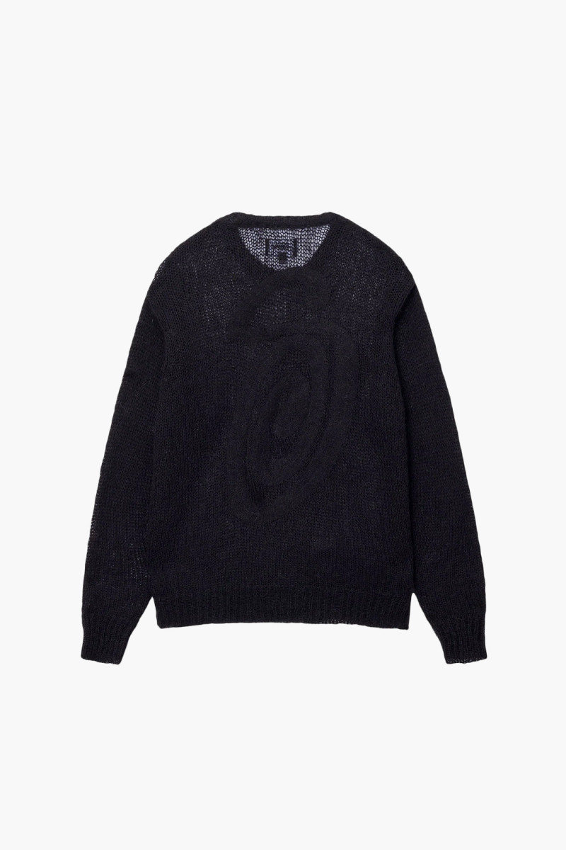 S loose knit sweater Black