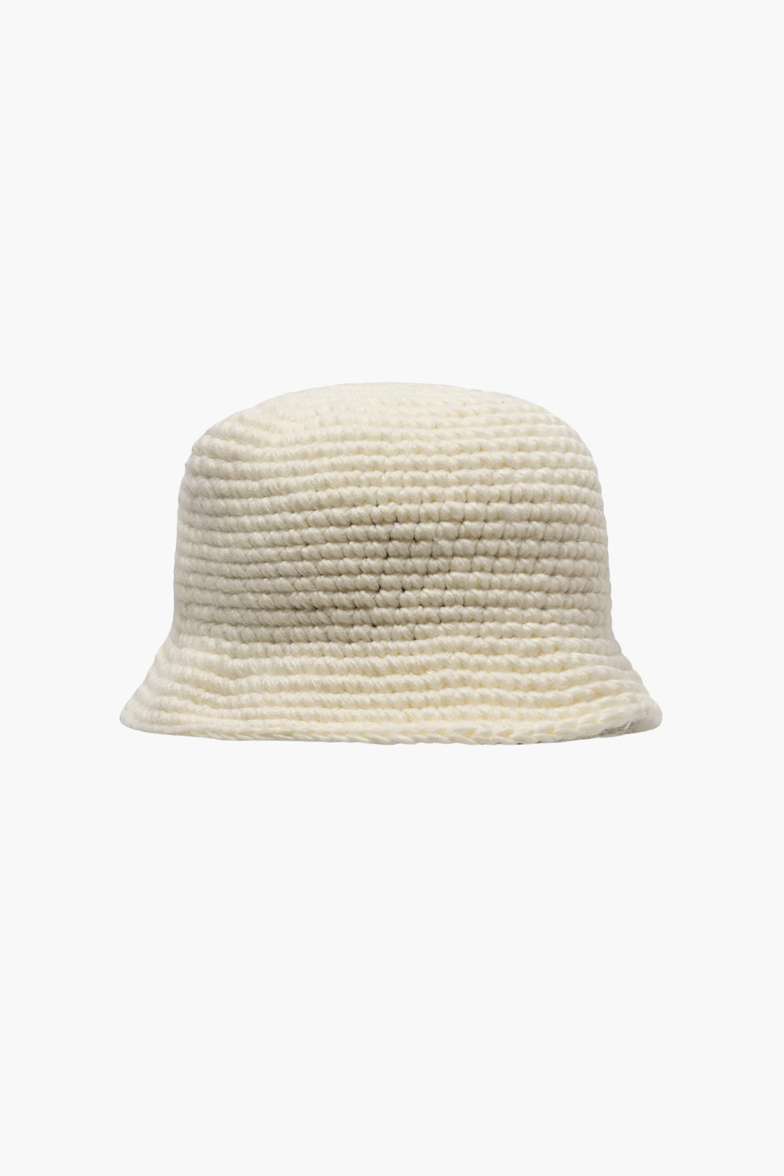 Stussy Ss link knit bucket hat Bone - GRADUATE STORE