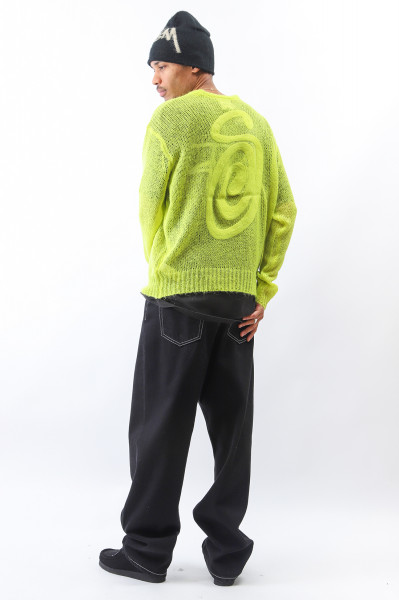 S loose knit sweater Lime
