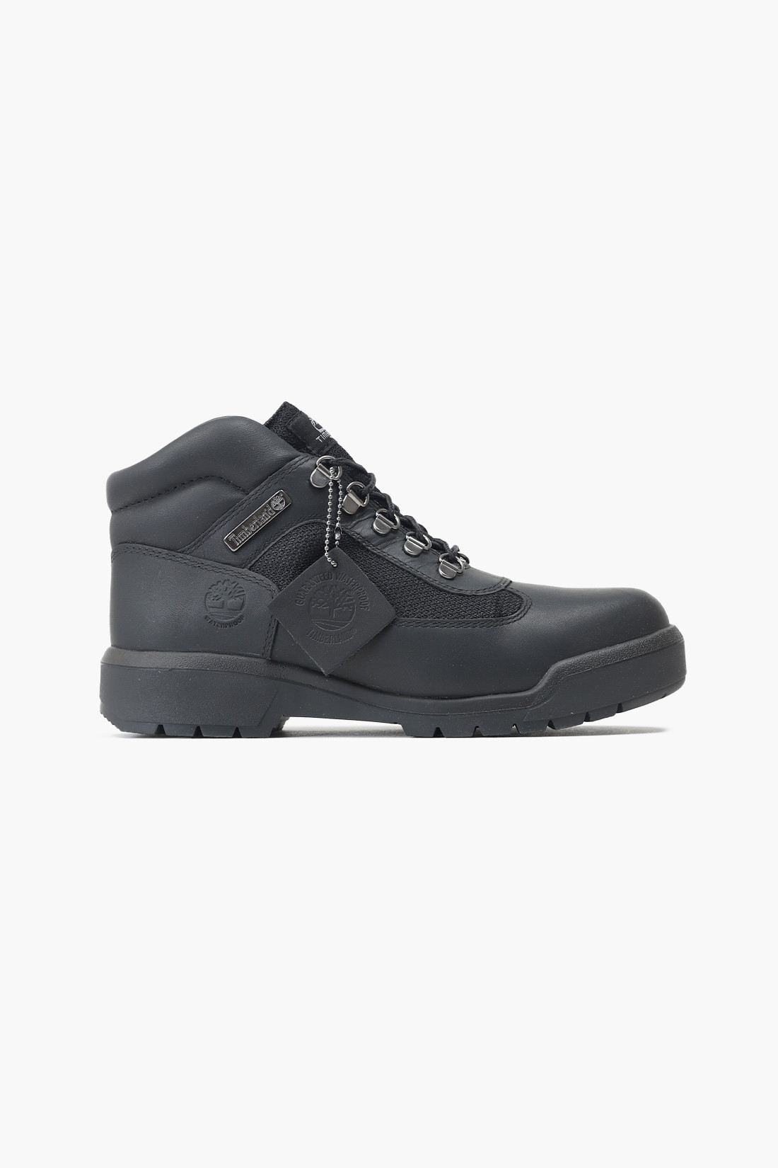 Black timbs field outlet boots