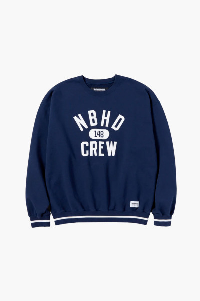 Neighborhood College sweatshirt ls Navy - GRADUATE STORE