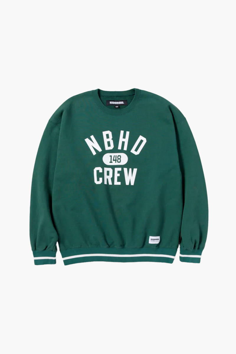 College sweatshirt ls Green