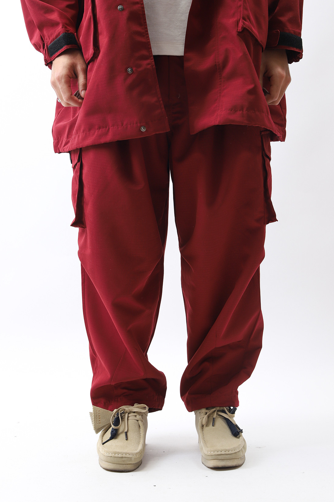 Tightbooth T-65 balloon cargo pant Red - GRADUATE STORE