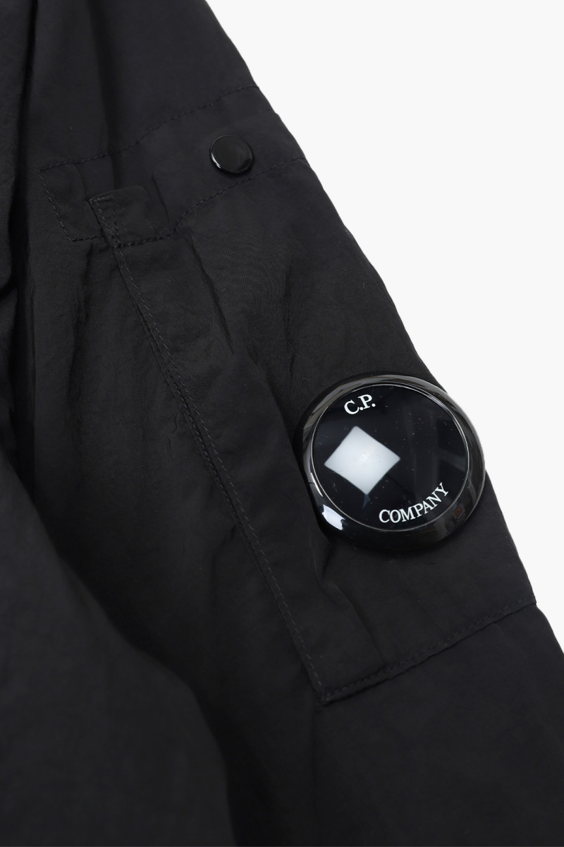 Chrome r nylon zip overshirt Black 999