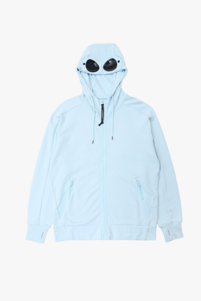 Cp company Diagonal fleece goggle hoodie Starlight blue 806 - ...