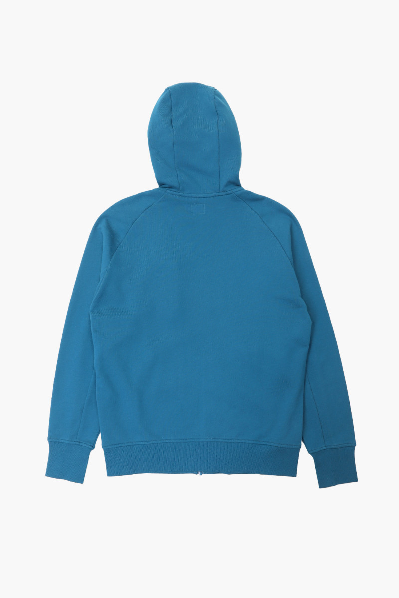 Diagonal fleece goggle hoodie Ink blue