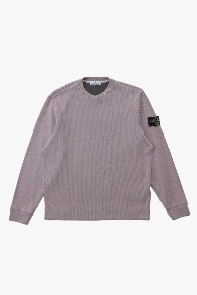 Stone island 62656 crewneck sweater v0080 Rosa - GRADUATE STORE
