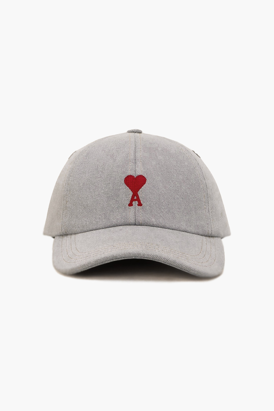 Casquette broderie ami Gris javel