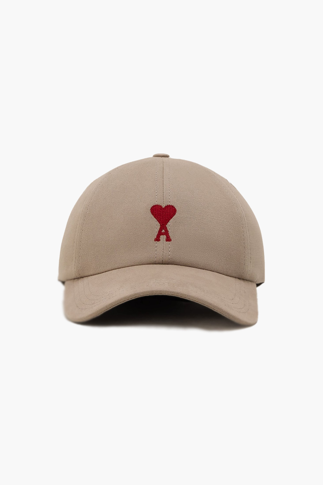 Casquette broderie ami Taupe clair