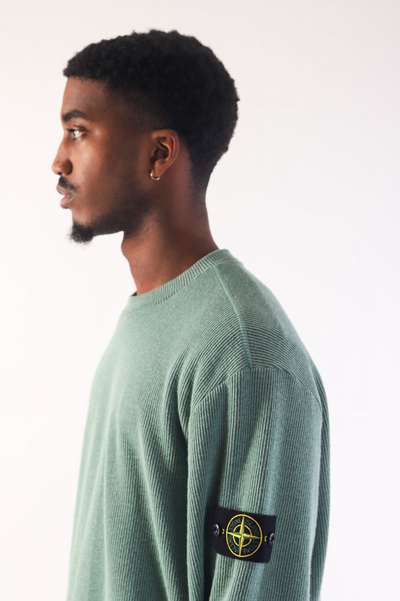 62656 crewneck sweater v0052 Verde chiaro
