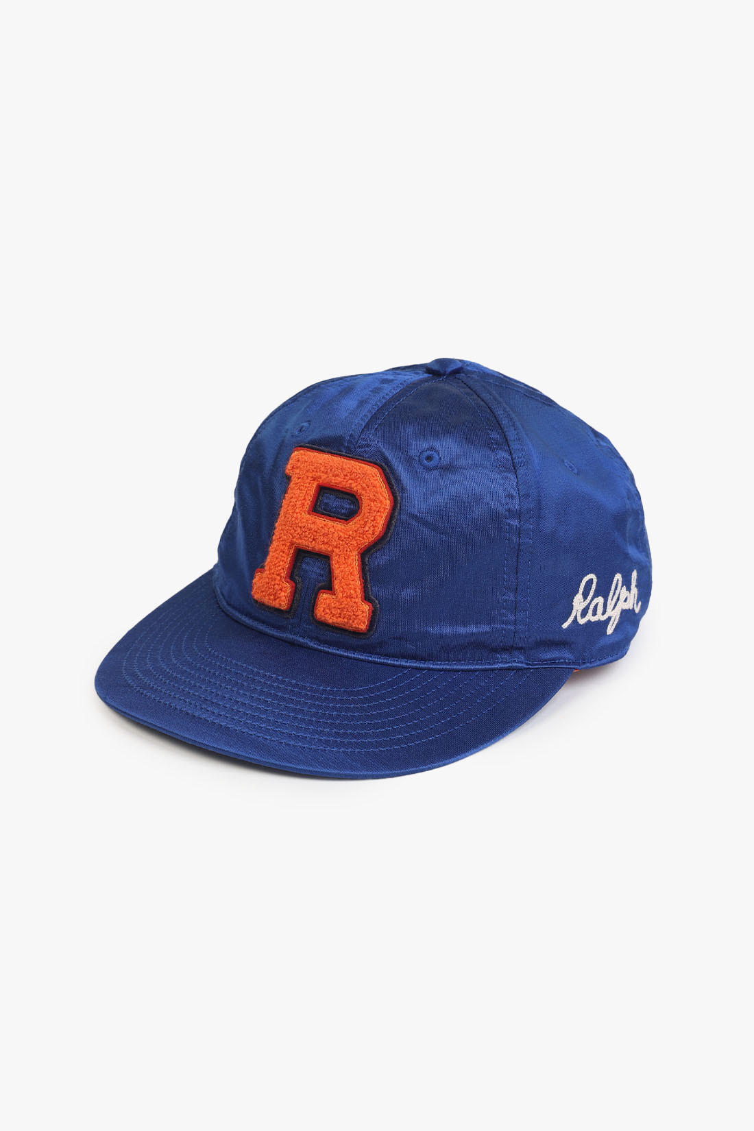 Authentic baseball cap nylon Blue/orange