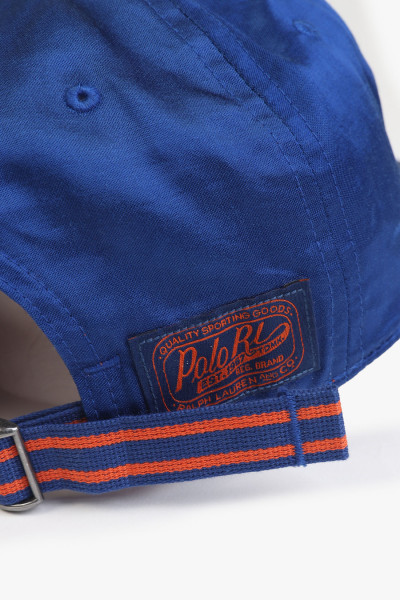 Polo ralph lauren Authentic baseball cap nylon Blue/orange - ...