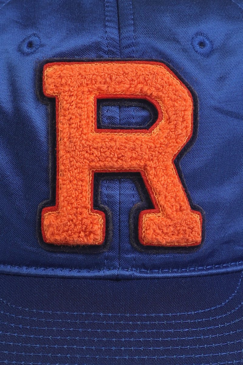 Authentic baseball cap nylon Blue/orange