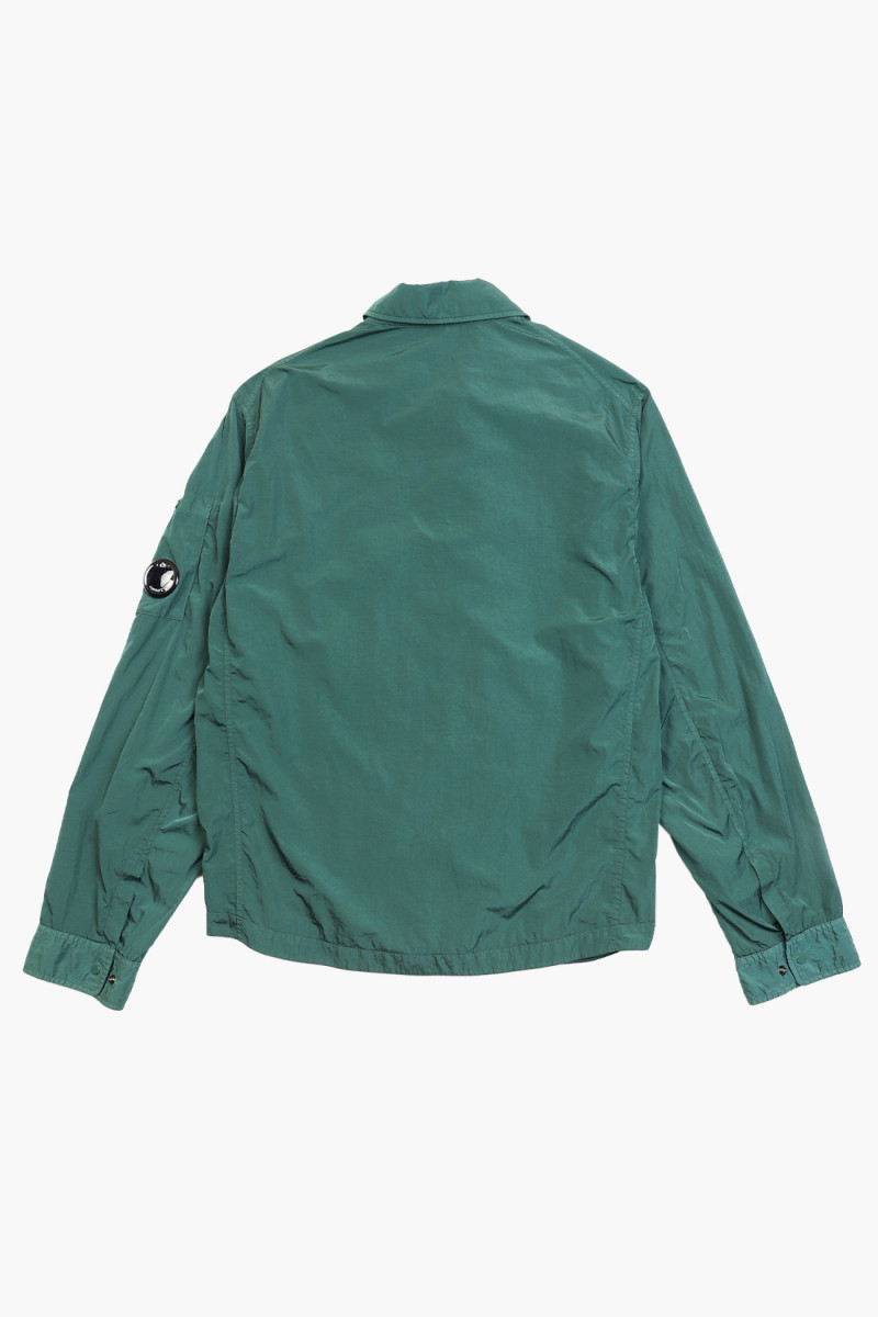 Chrome r nylon zip overshirt Duck green 649