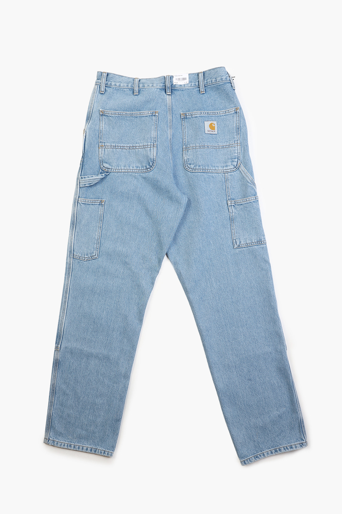 Norse Store  Shipping Worldwide - Carhartt Double Knee Pant - Blue Stone  Wash