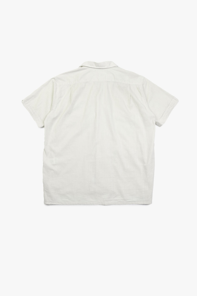Classic shirt cotton slab Beige
