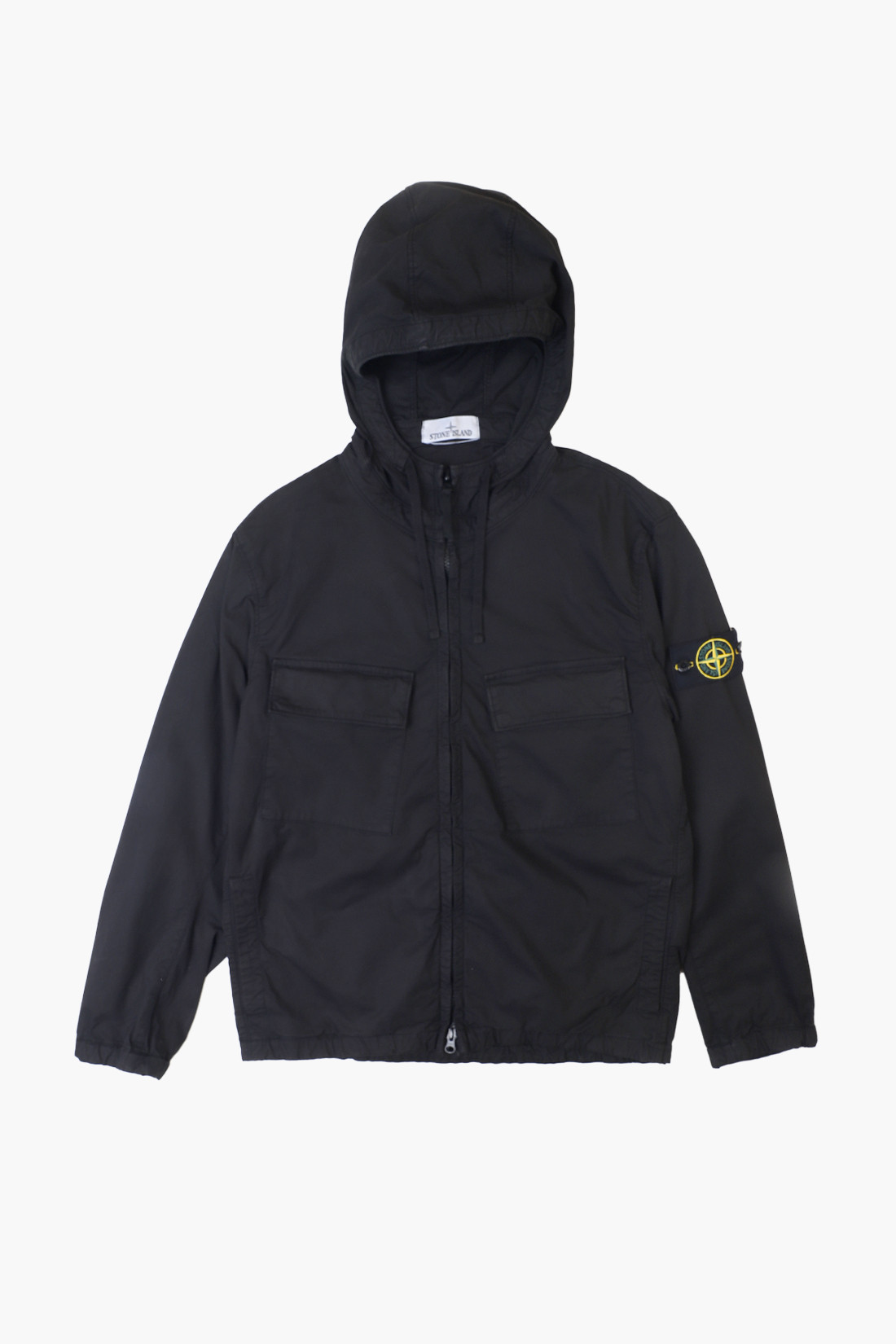 Stone island 42610 supima overshirt v0029 Nero - GRADUATE STORE | EN