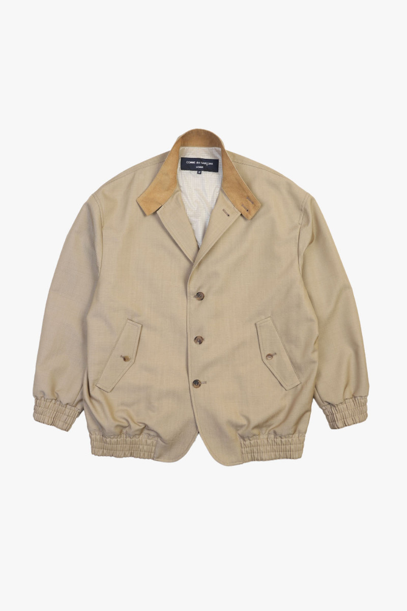 Hm-j002-051 wool blazer jacket Beige
