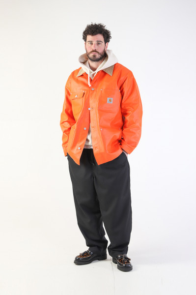Carhartt polyurethane jacket Orange