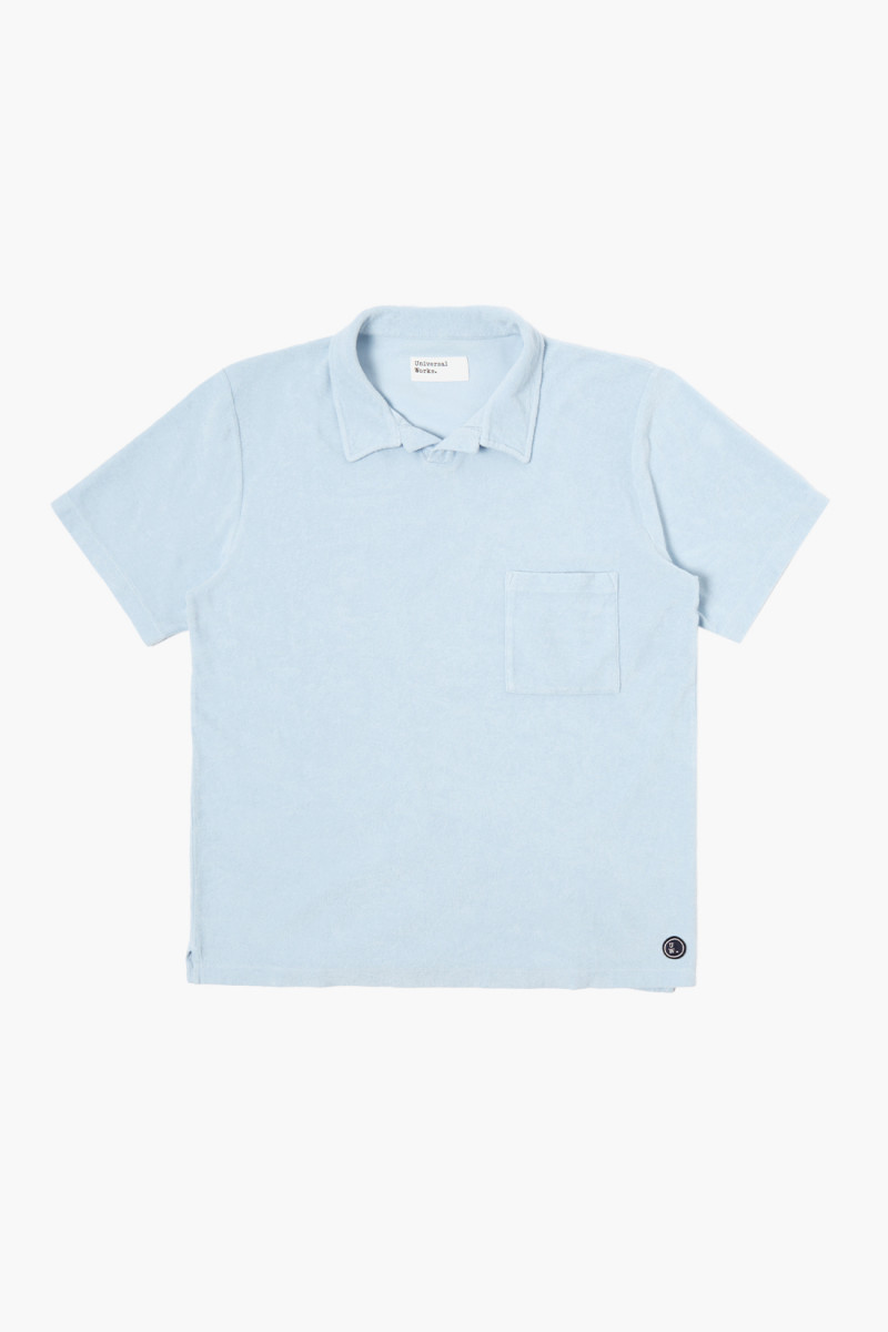 Vacation polo lt weight terry Sky