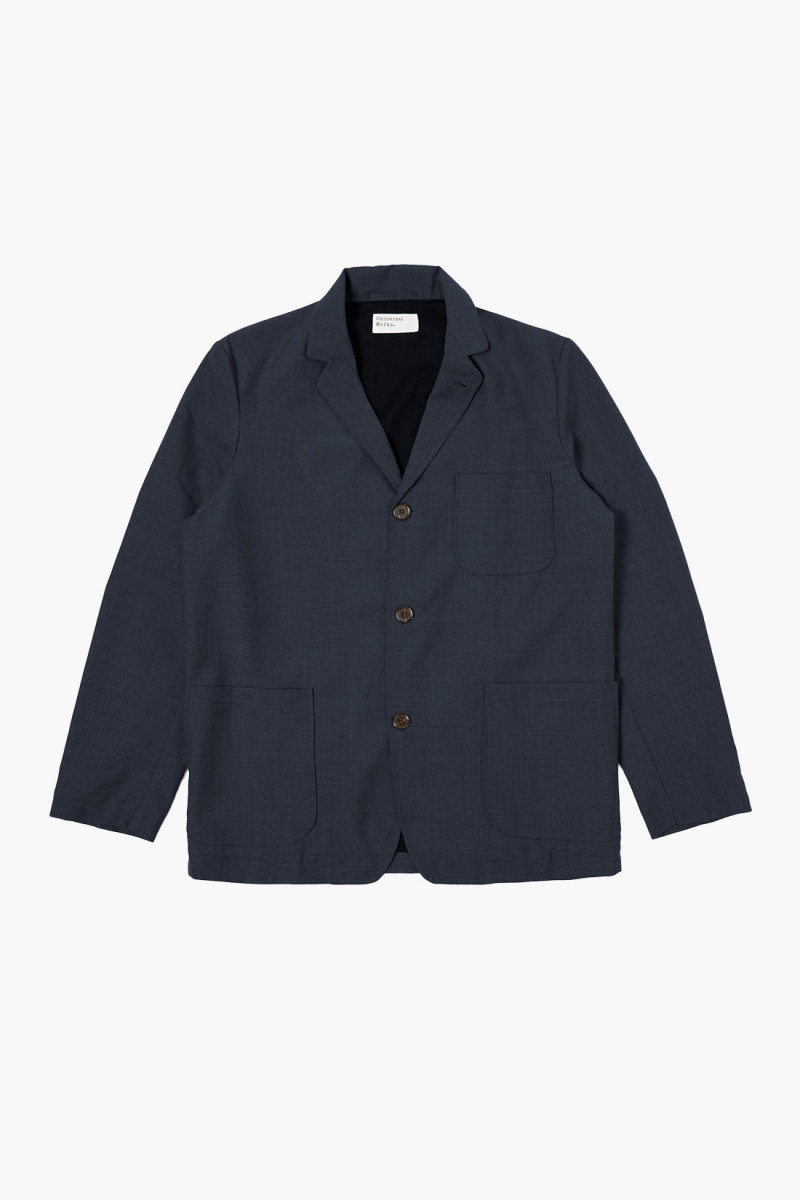 Three button jacket tropical Navy