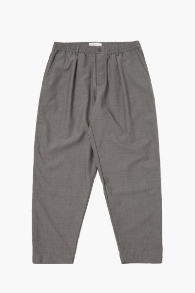 Universal works Pleated track pant tropical Grey marl - GRADUATE ...