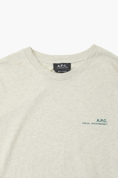 A.p.c. T-shirt item h overdye Vert - GRADUATE STORE