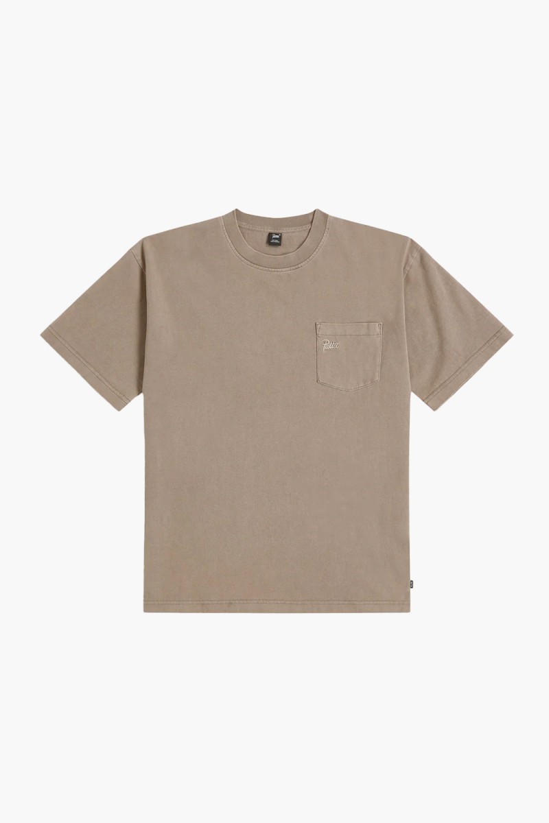 Patta basic pocket t-shirt Driftwood