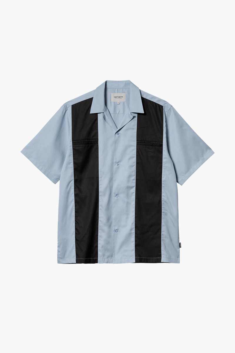 S/s durango shirt Frosted blue/ black