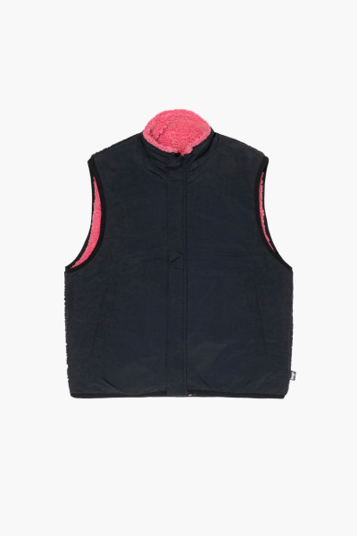 Sherpa reversible vest Pink