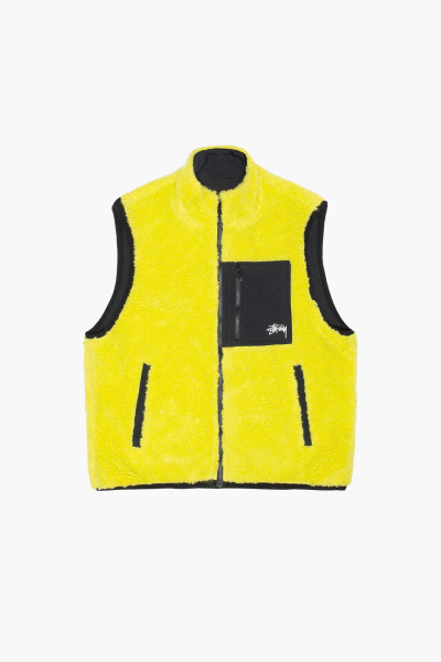 Sherpa reversible vest Lime