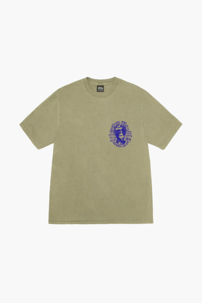 Camelot pig. dyed tee Olive