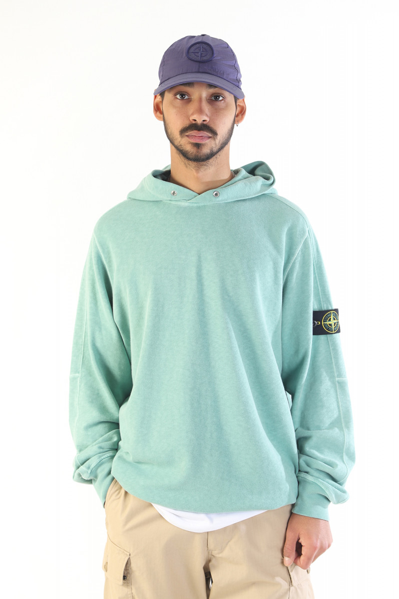 65860 hooded sweater v0152 Verde chiaro