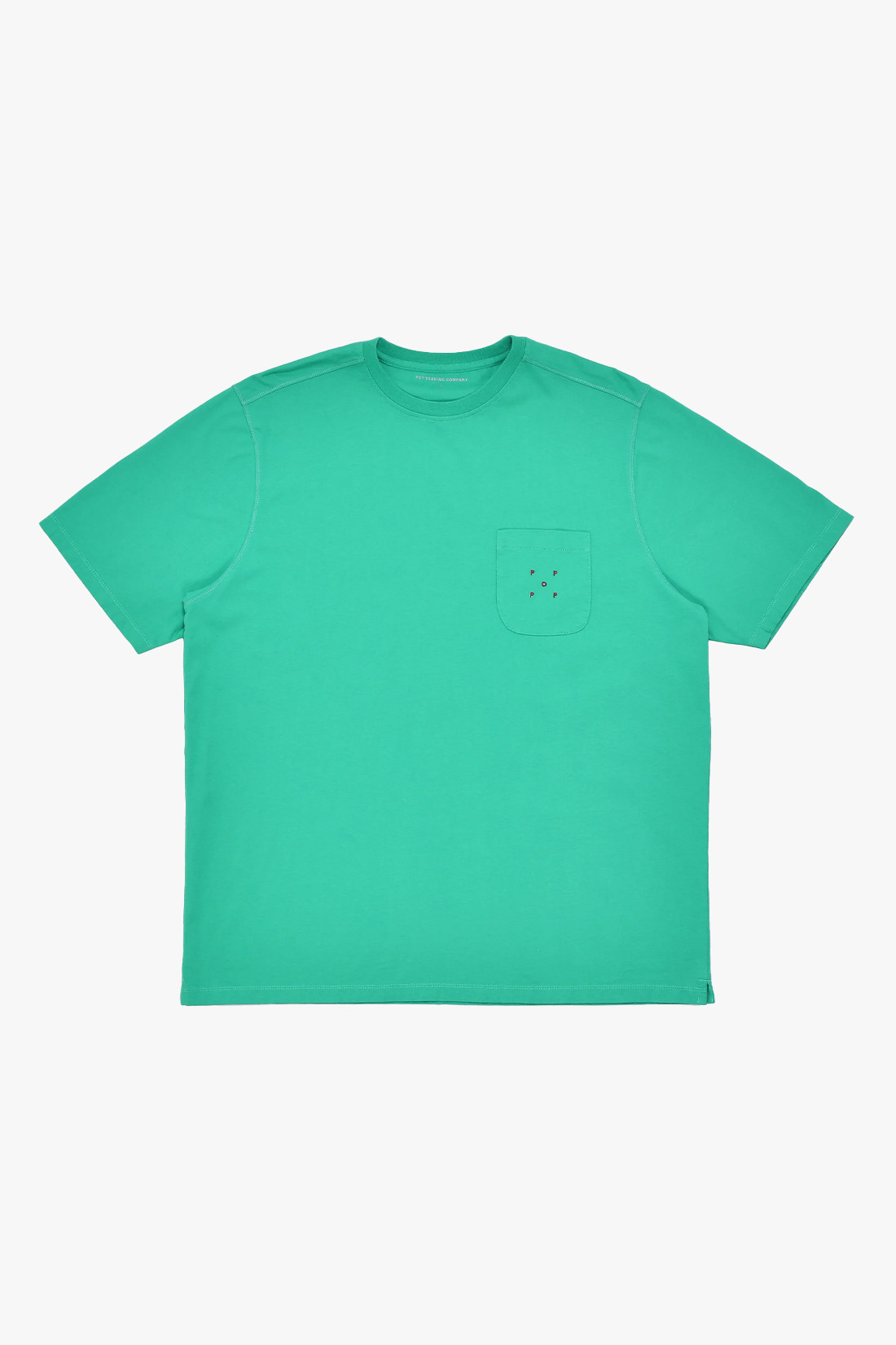 Pocket t-shirt Peacock green/rio re
