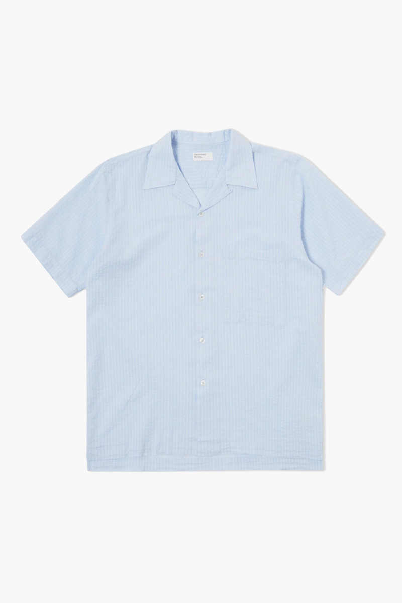 Camp ii shirt onda cotton Pale blue